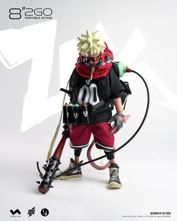 Gaki Race 8"2GO Zaiki (Deluxe Ver.) 1/8 Scale Limited Edition Action Figure (With Bonus) Gallery Image 6