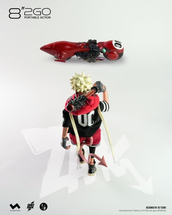 Gaki Race 8"2GO Zaiki (Deluxe Ver.) 1/8 Scale Limited Edition Action Figure (With Bonus) Gallery Image 40