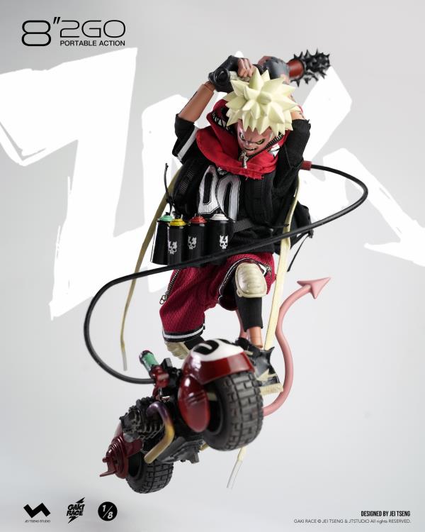 Gaki Race 8"2GO Zaiki (Deluxe Ver.) 1/8 Scale Limited Edition Action Figure (With Bonus) Gallery Image 17