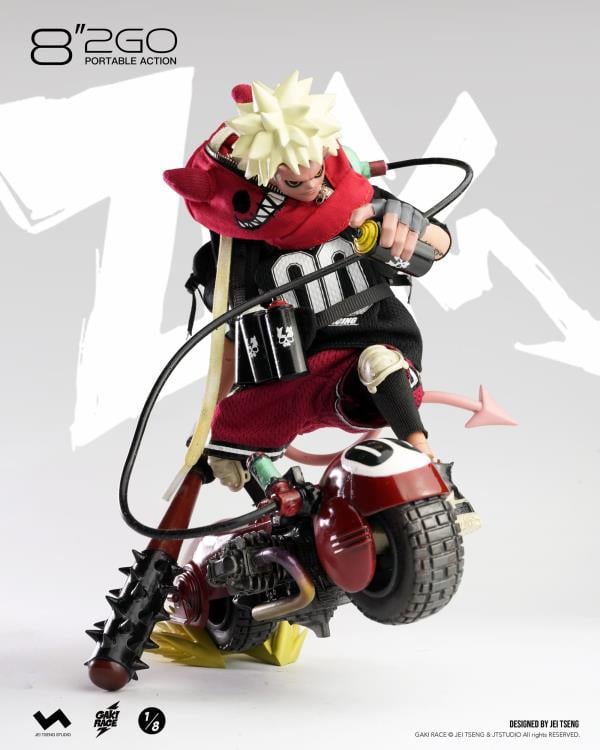 Gaki Race 8"2GO Zaiki (Deluxe Ver.) 1/8 Scale Limited Edition Action Figure (With Bonus) Gallery Image 39