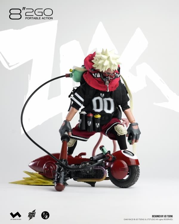 Gaki Race 8"2GO Zaiki (Deluxe Ver.) 1/8 Scale Limited Edition Action Figure (With Bonus) Gallery Image 12