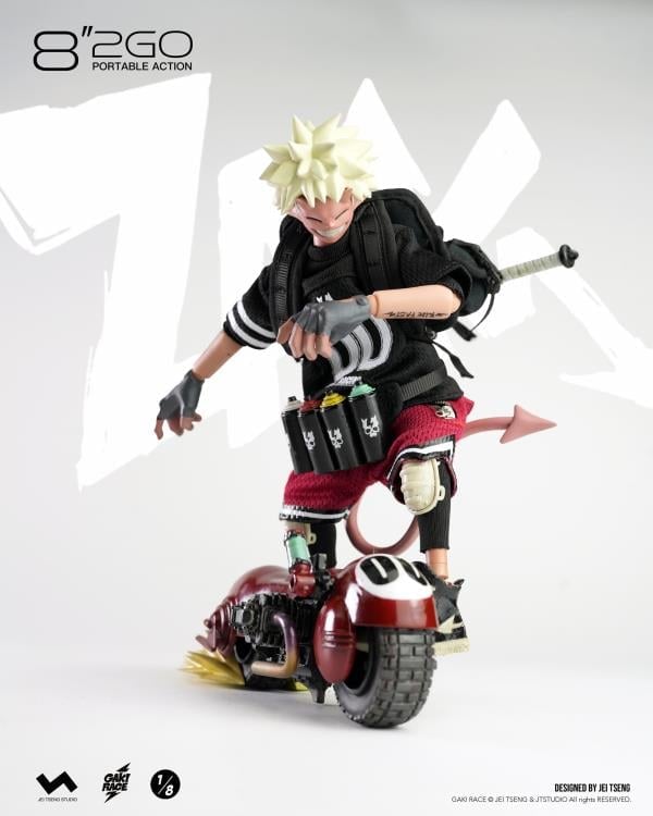 Gaki Race 8"2GO Zaiki (Deluxe Ver.) 1/8 Scale Limited Edition Action Figure (With Bonus) Gallery Image 30