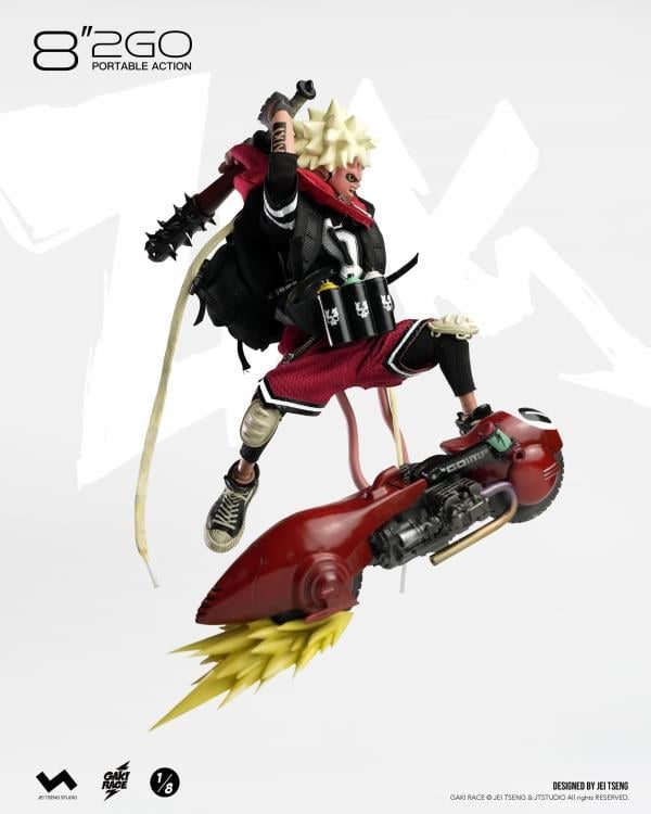 Gaki Race 8"2GO Zaiki (Deluxe Ver.) 1/8 Scale Limited Edition Action Figure (With Bonus) Gallery Image 16