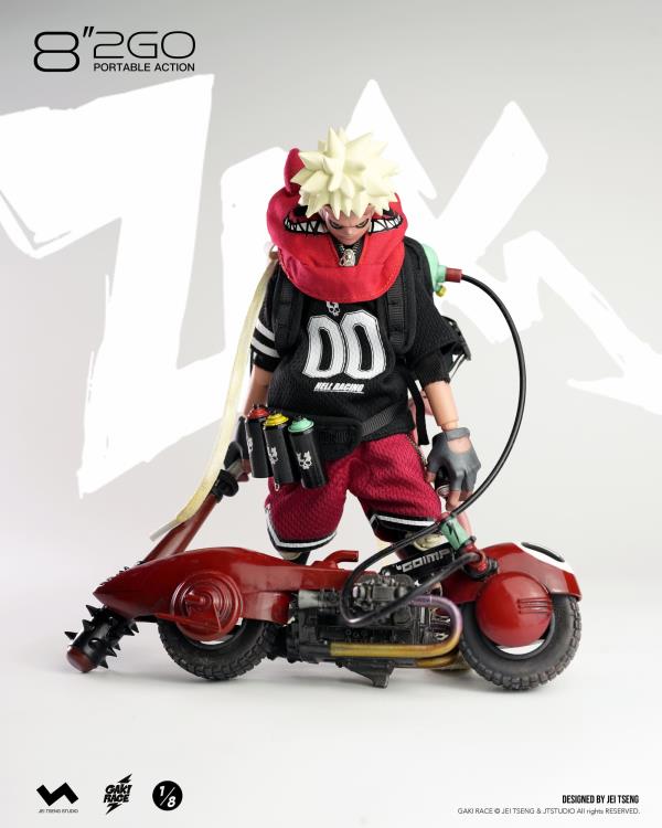 Gaki Race 8"2GO Zaiki (Deluxe Ver.) 1/8 Scale Limited Edition Action Figure (With Bonus) Gallery Image 32