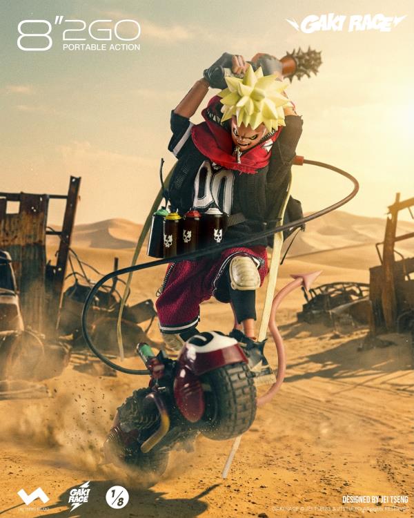 Gaki Race 8"2GO Zaiki (Deluxe Ver.) 1/8 Scale Limited Edition Action Figure (With Bonus) Gallery Image 4