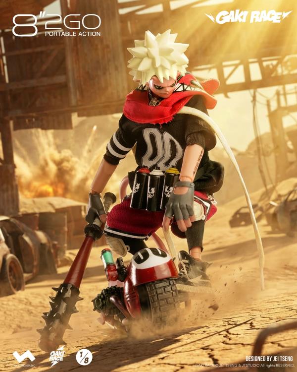 Gaki Race 8"2GO Zaiki (Deluxe Ver.) 1/8 Scale Limited Edition Action Figure (With Bonus) Gallery Image 3