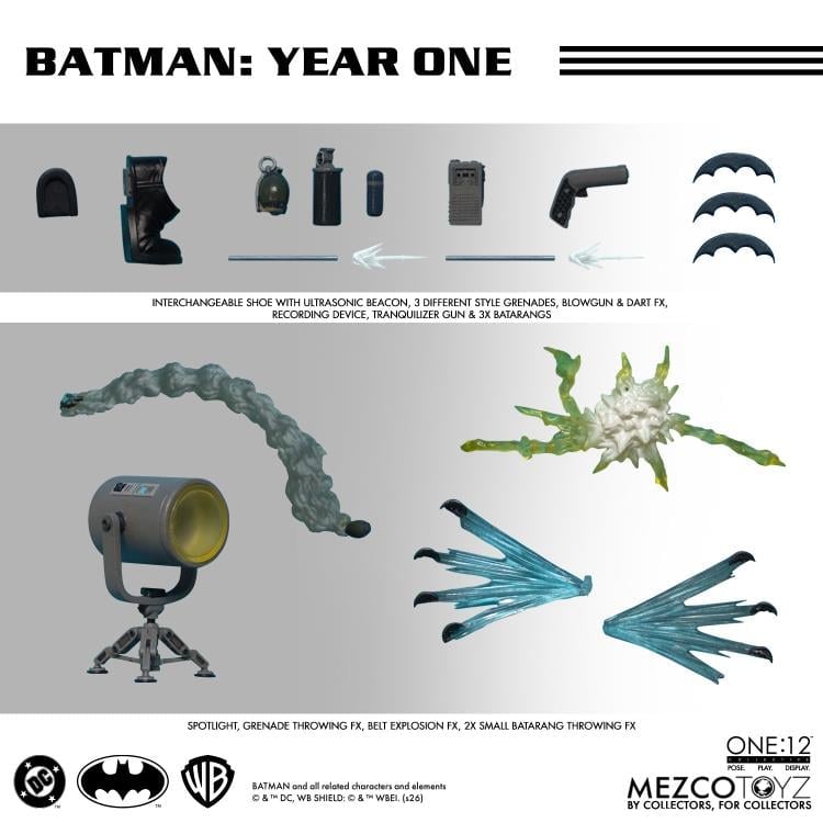 Batman: Year One One:12 Collective Batman Action Figure Gallery Image 15