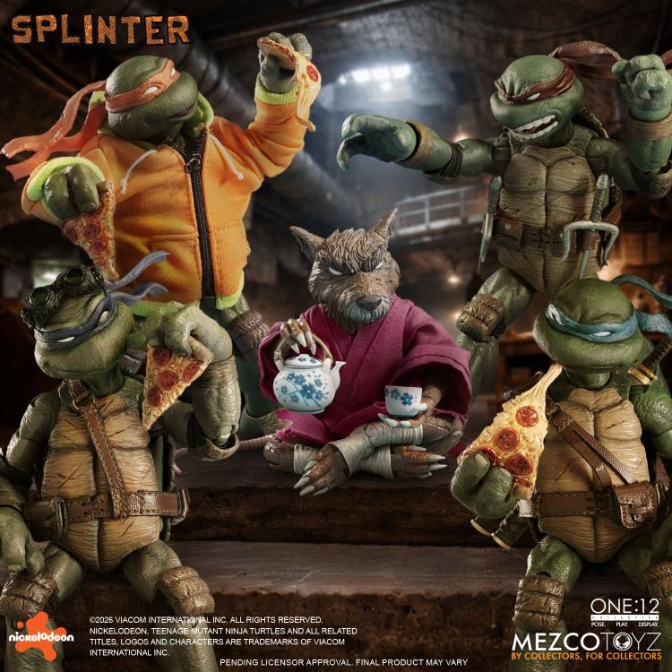 Teenage Mutant Ninja Turtles One:12 Collective Splinter Action Figure Gallery Image 12