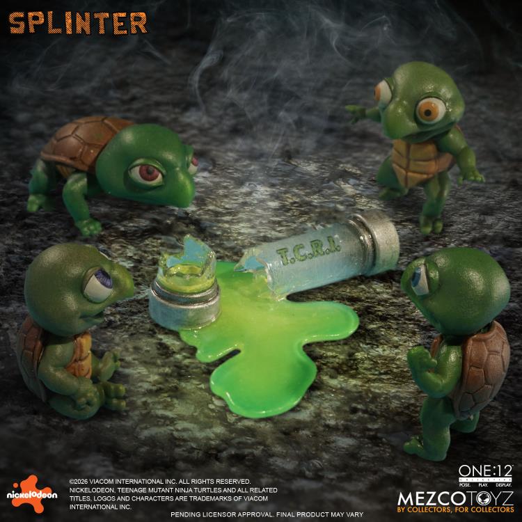 Teenage Mutant Ninja Turtles One:12 Collective Splinter Action Figure Gallery Image 14