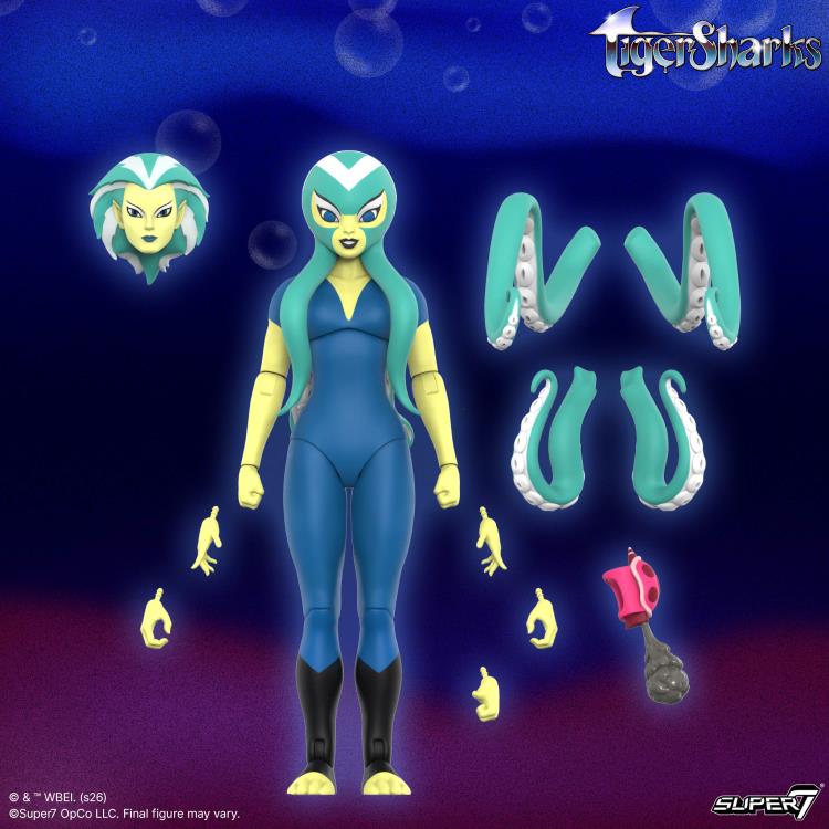 TigerSharks ULTIMATES! Octavia (Hybrid) Action Figure Gallery Image 4
