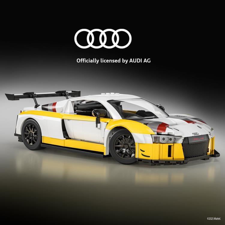 Hot Wheels Elite Series Mattel Brick Shop '15 Audi R8 LMS Building Set