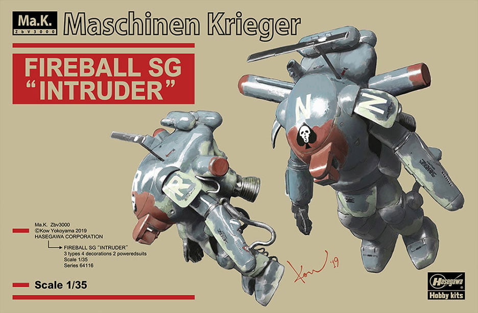 Maschinen Krieger Ma.K Fireball SG Intruder 1/35 Scale Model Kit Set