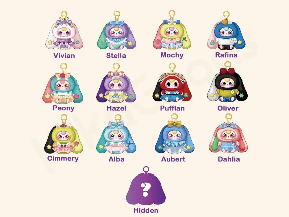 Baby Three Lily Rabbit Town IV Random Vinyl Plush Toy Gallery Image 1