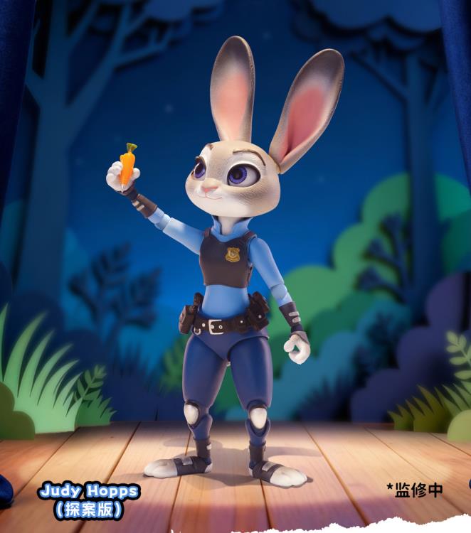 Zootopia Judy Hopps and Nick Wilde Boxed Set of 4 Figures