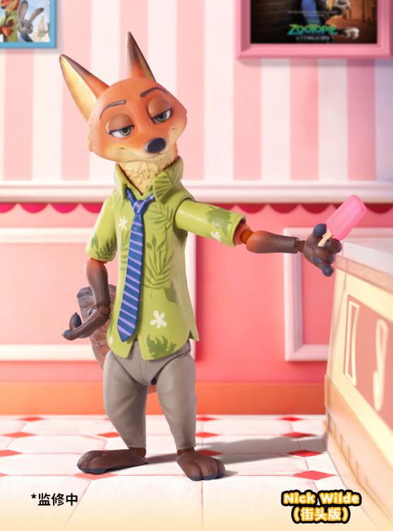 Zootopia Judy Hopps and Nick Wilde Boxed Set of 4 Figures
