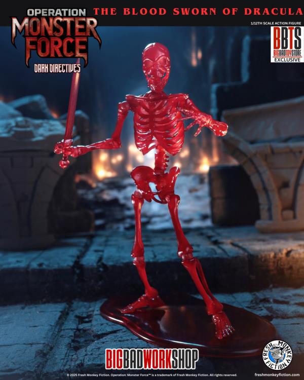 Operation: Monster Force Dark Directives The Blood Sworn of Dracula 1/12 Scale BBTS Exclusive Action Figure Gallery Image 6