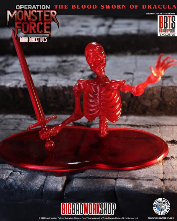 Operation: Monster Force Dark Directives The Blood Sworn of Dracula 1/12 Scale BBTS Exclusive Action Figure Gallery Image 3