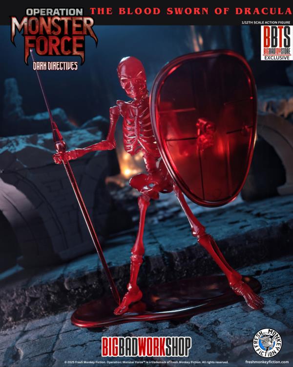 Operation: Monster Force Dark Directives The Blood Sworn of Dracula 1/12 Scale BBTS Exclusive Action Figure Gallery Image 7