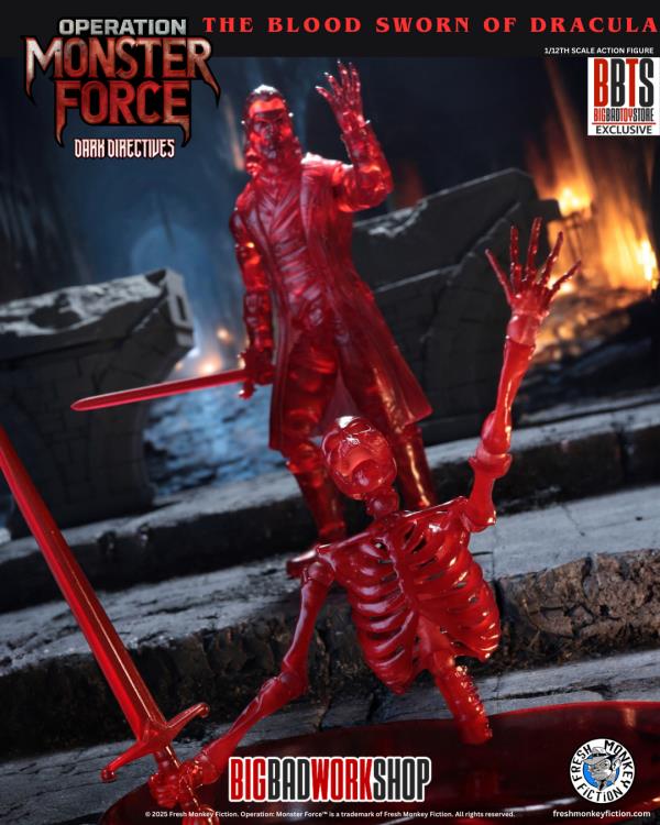 Operation: Monster Force Dark Directives The Blood Sworn of Dracula 1/12 Scale BBTS Exclusive Action Figure Gallery Image 5