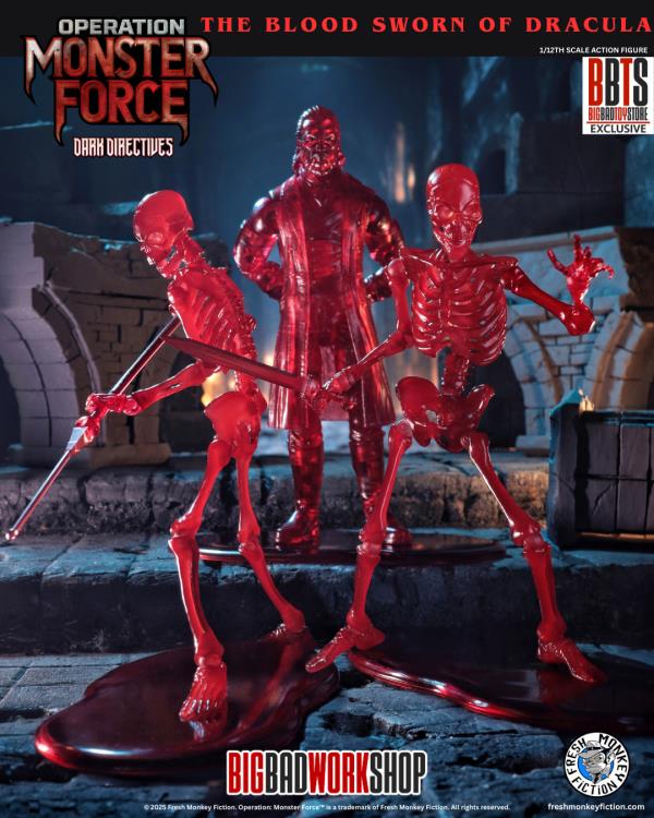 Operation: Monster Force Dark Directives The Blood Sworn of Dracula 1/12 Scale BBTS Exclusive Action Figure Gallery Image 8