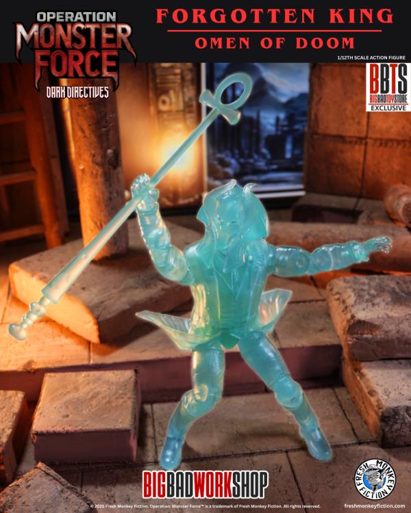 Operation: Monster Force Dark Directives The Forgotten King (Omen of Doom Ver.) 1/12 Scale BBTS Exclusive Action Figure Gallery Image 6