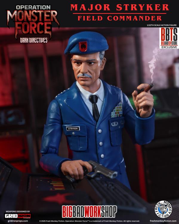 Operation: Monster Force Dark Directives Major Stryker 1/12 Scale BBTS Exclusive Action Figure Gallery Image 10