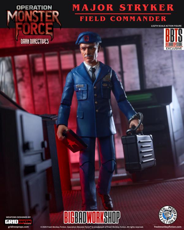 Operation: Monster Force Dark Directives Major Stryker 1/12 Scale BBTS Exclusive Action Figure Gallery Image 4