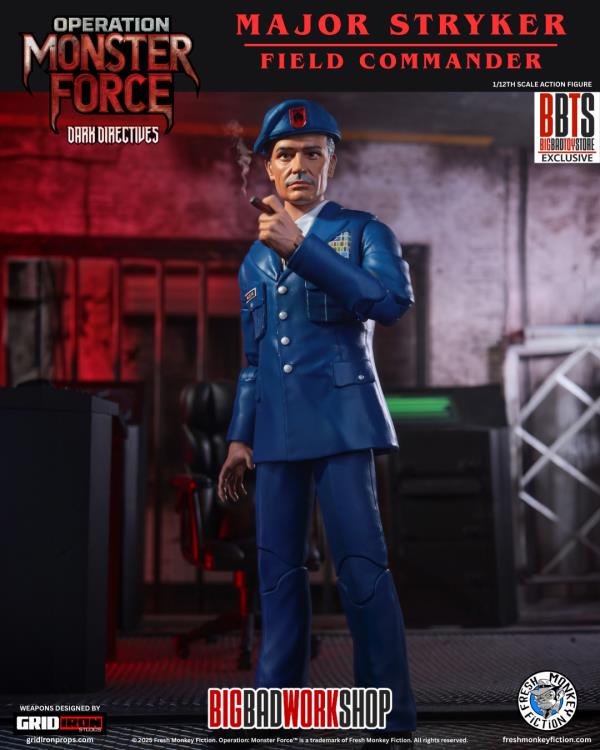 Operation: Monster Force Dark Directives Major Stryker 1/12 Scale BBTS Exclusive Action Figure Gallery Image 9