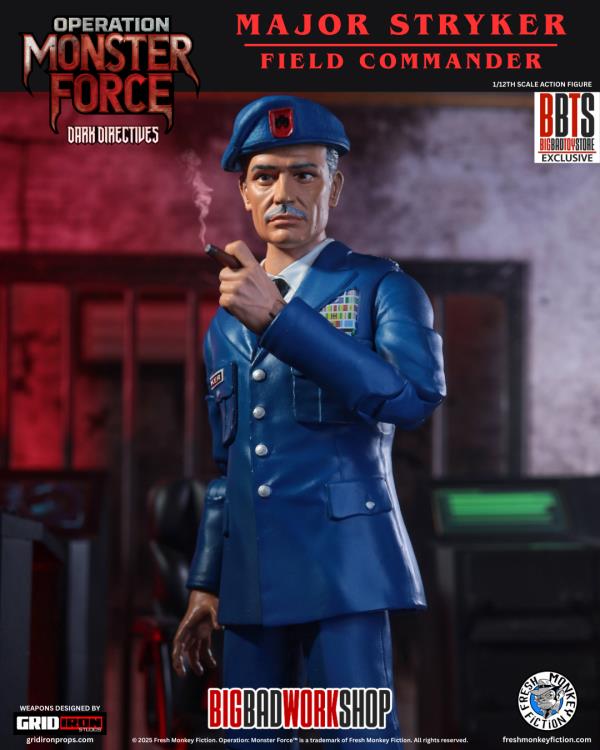 Operation: Monster Force Dark Directives Major Stryker 1/12 Scale BBTS Exclusive Action Figure Gallery Image 8