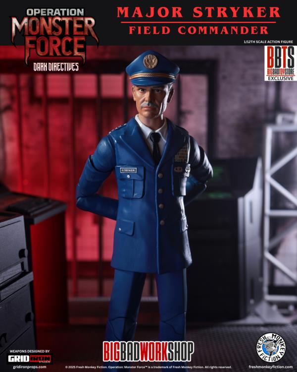 Operation: Monster Force Dark Directives Major Stryker 1/12 Scale BBTS Exclusive Action Figure Gallery Image 5