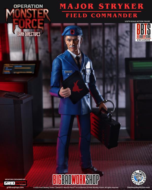 Operation: Monster Force Dark Directives Major Stryker 1/12 Scale BBTS Exclusive Action Figure Gallery Image 3
