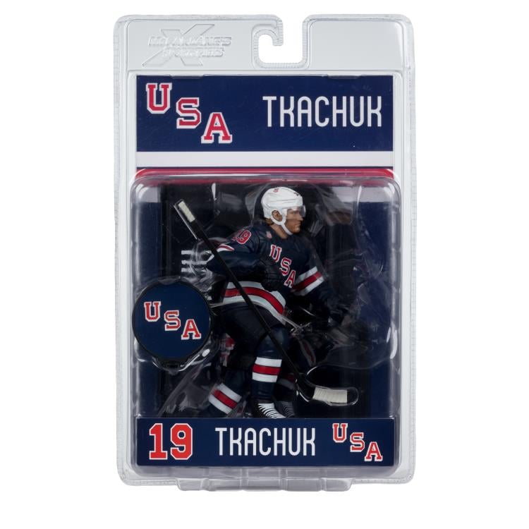 Team USA SportsPicks Matthew Tkachuk (Olympics) 7" Posed Figure Gallery Image 8