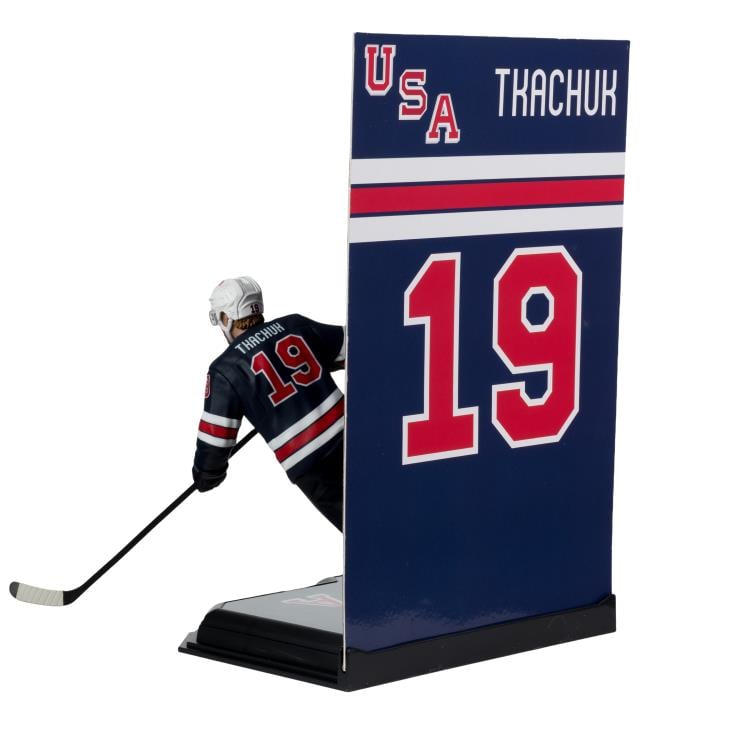 Team USA SportsPicks Matthew Tkachuk (Olympics) 7" Posed Figure Gallery Image 5