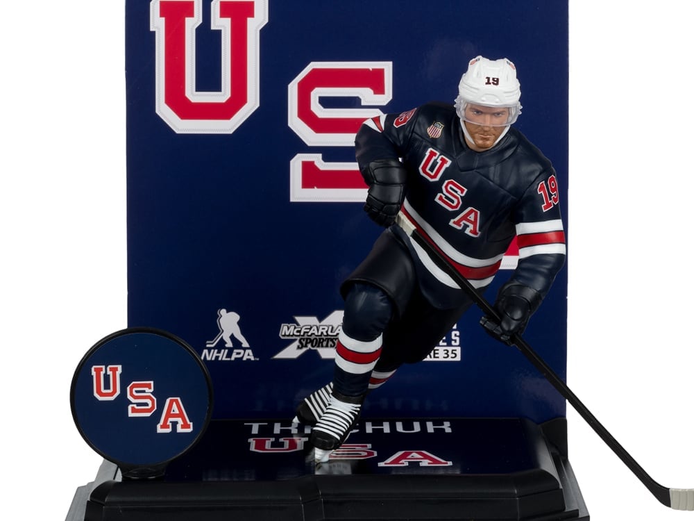 Team USA SportsPicks Matthew Tkachuk (Olympics) 7" Posed Figure Gallery Image 1