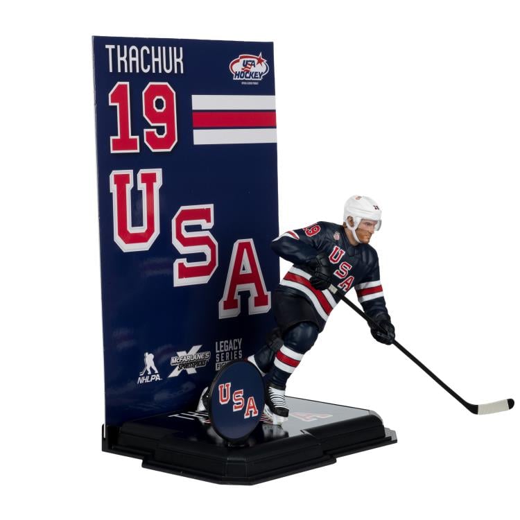 Team USA SportsPicks Matthew Tkachuk (Olympics) 7" Posed Figure Gallery Image 4