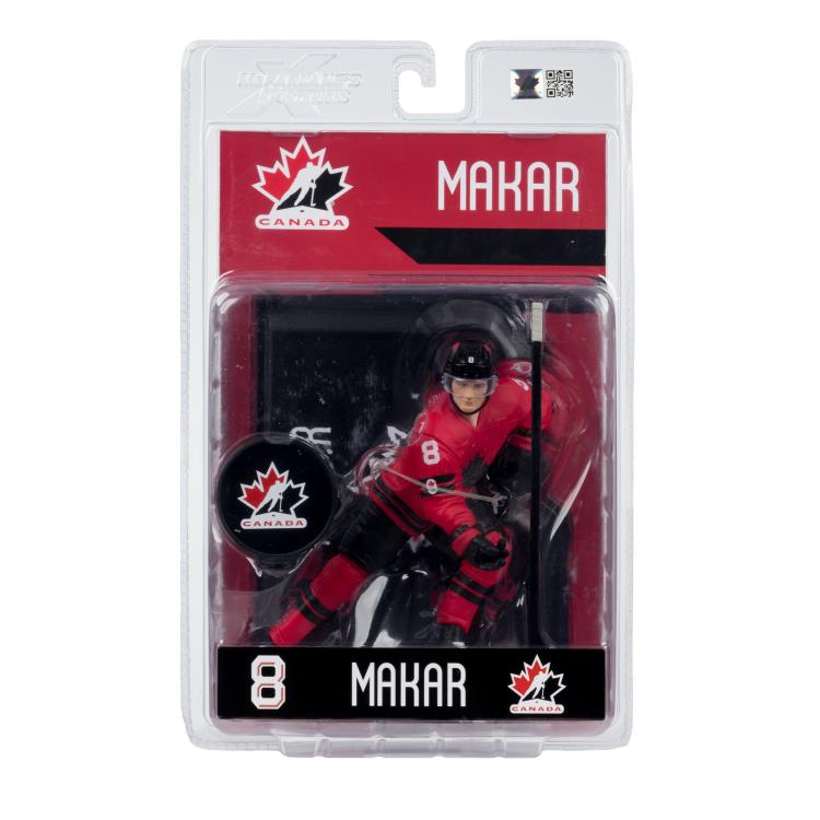 Team Canada SportsPicks Cale Makar (Olympics) 7" Posed Figure Gallery Image 9