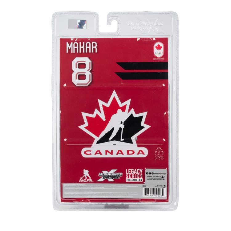 Team Canada SportsPicks Cale Makar (Olympics) 7" Posed Figure Gallery Image 8