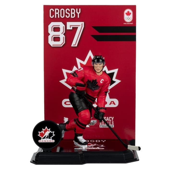Team Canada SportsPicks Sidney Crosby (Olympics) 7" Posed Figure Gallery Image 3