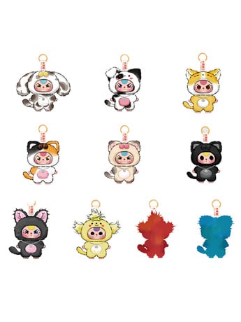 Baby Three Cats & Dogs Random Vinyl Plush Toy Gallery Image 2