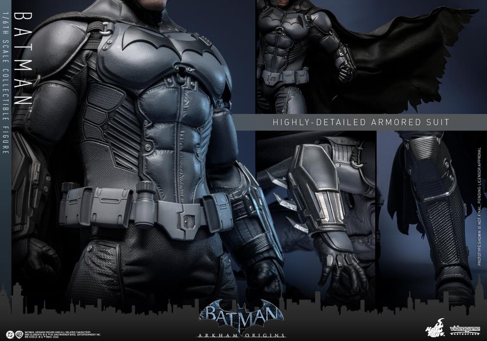 Batman: Arkham Origins VGM83 Batman 1/6th Scale Collectible Figure Gallery Image 23