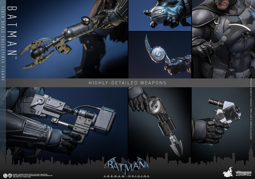 Batman: Arkham Origins VGM83 Batman 1/6th Scale Collectible Figure Gallery Image 22