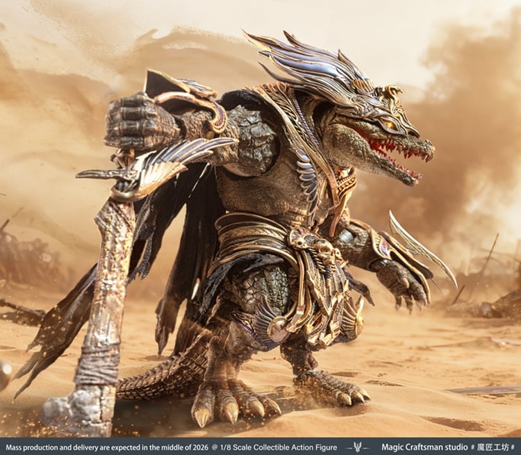 Temple of Chaos Series Desert Colossus Crocodile Sobek 1/12 Scale