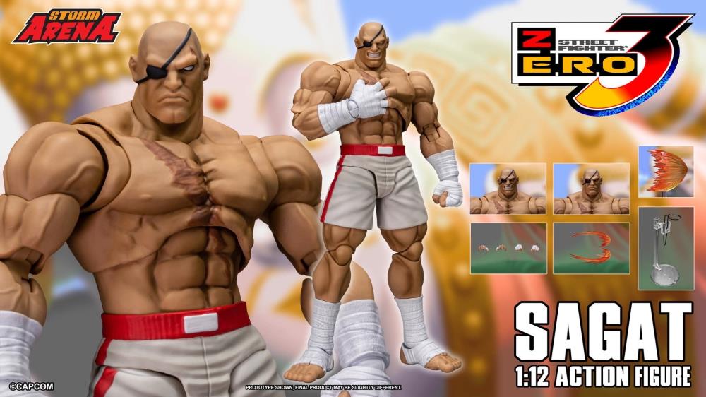 Storm CollectiblesストリートファイターII サガット 1/12 Ultra Street Fighter II: The Final Challengers Sagat 1/12 Scale