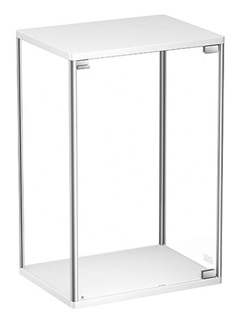 JH L1 Series Vertical (White) Display Case Gallery Image 2