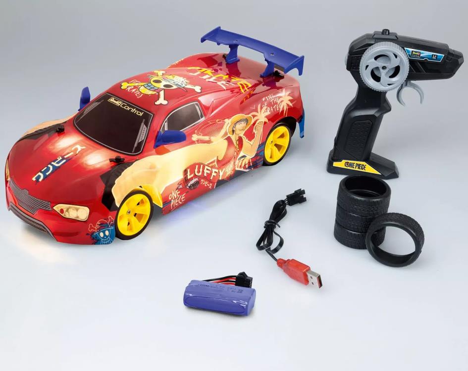 One Piece (Netflix) Revell Control Luffy 1/18 Scale R/C Itasha Drift Car Gallery Image 11