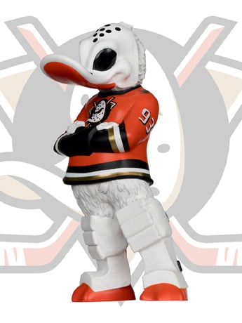 NHL SportsPicks Anaheim Ducks Wild Wing Vinyl Mascot Figure Gallery Image 2