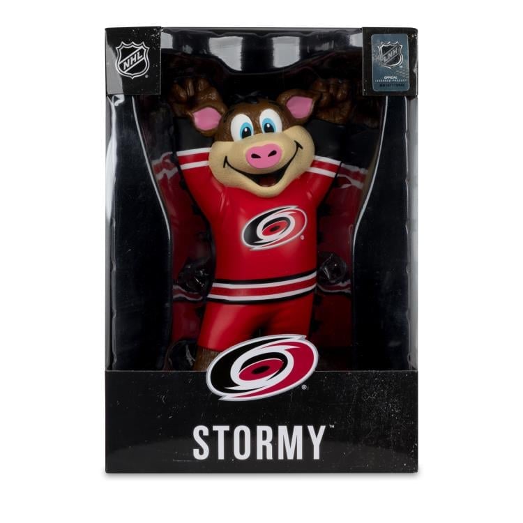 NHL SportsPicks Carolina Hurricanes Stormy the Ice Hog Vinyl Mascot Figure Gallery Image 9