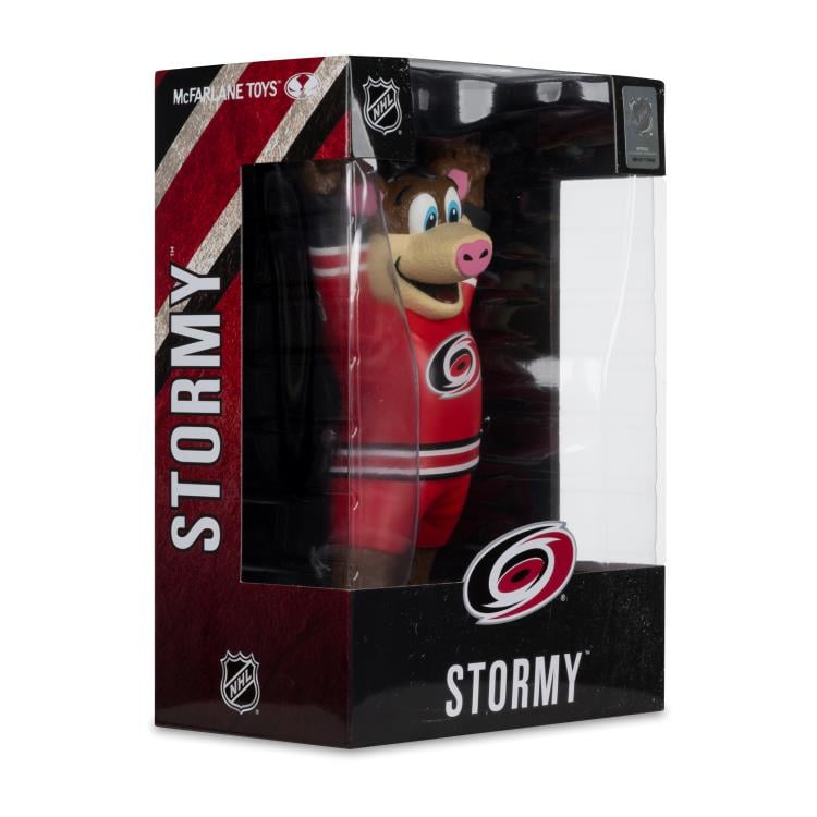 NHL SportsPicks Carolina Hurricanes Stormy the Ice Hog Vinyl Mascot Figure Gallery Image 10