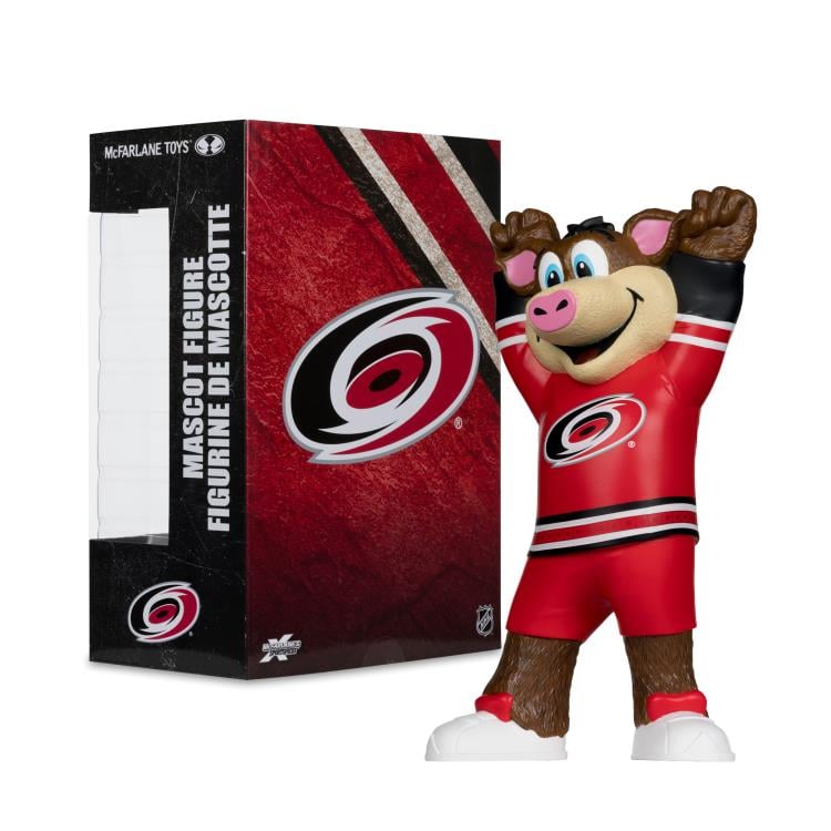 NHL SportsPicks Carolina Hurricanes Stormy the Ice Hog Vinyl Mascot Figure Gallery Image 8