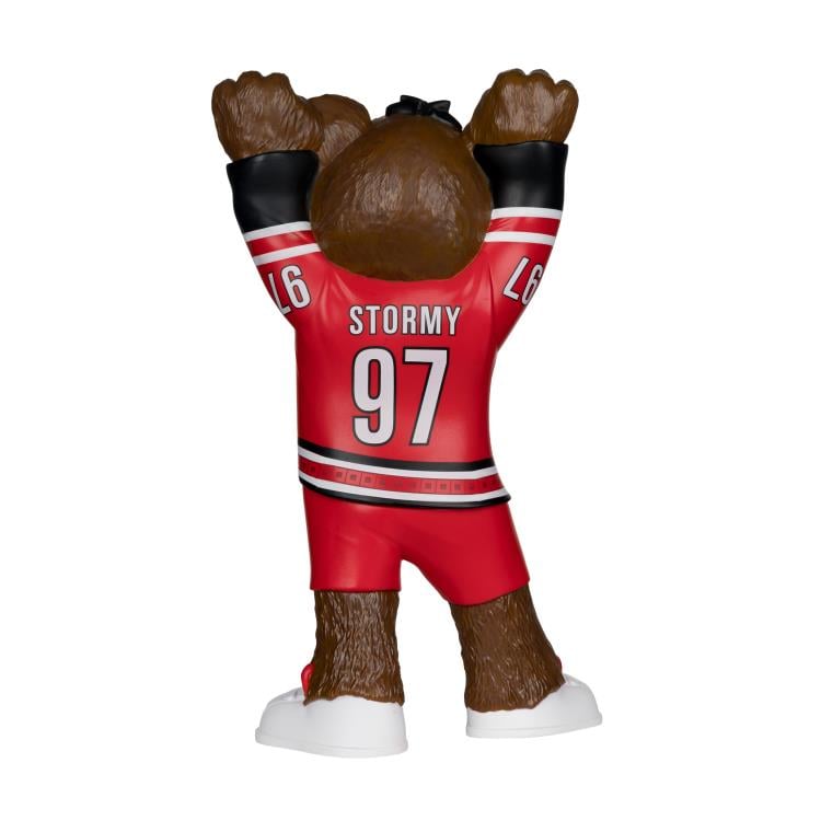 NHL SportsPicks Carolina Hurricanes Stormy the Ice Hog Vinyl Mascot Figure Gallery Image 6
